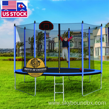 Backyard Trampoline with Enclosure Net large trampoline